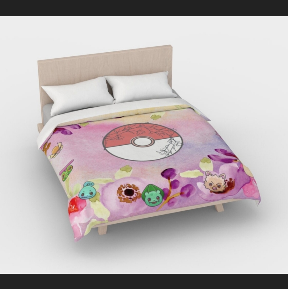 Beautiful Pokémon Girl Bedding